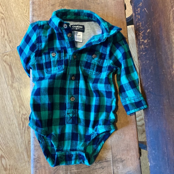 Osh Kosh B’Gosh Flannel Bodysuit - Picture 10 of 11